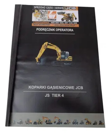 Instrukcja obsługi operatora JCB Koparka JCB TIER4