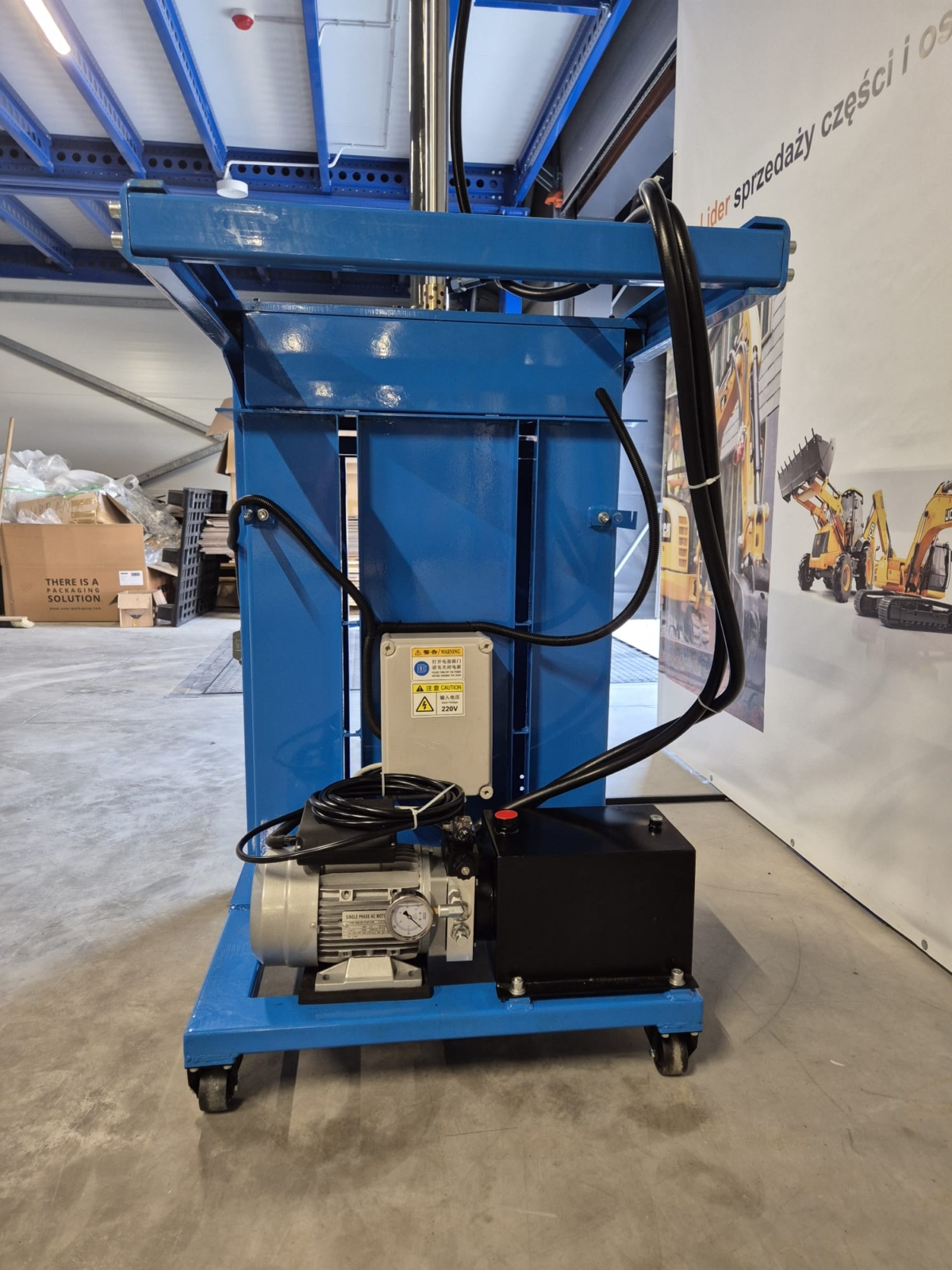 Hydrauliczna prasa belująca typ VH105 – nowy
