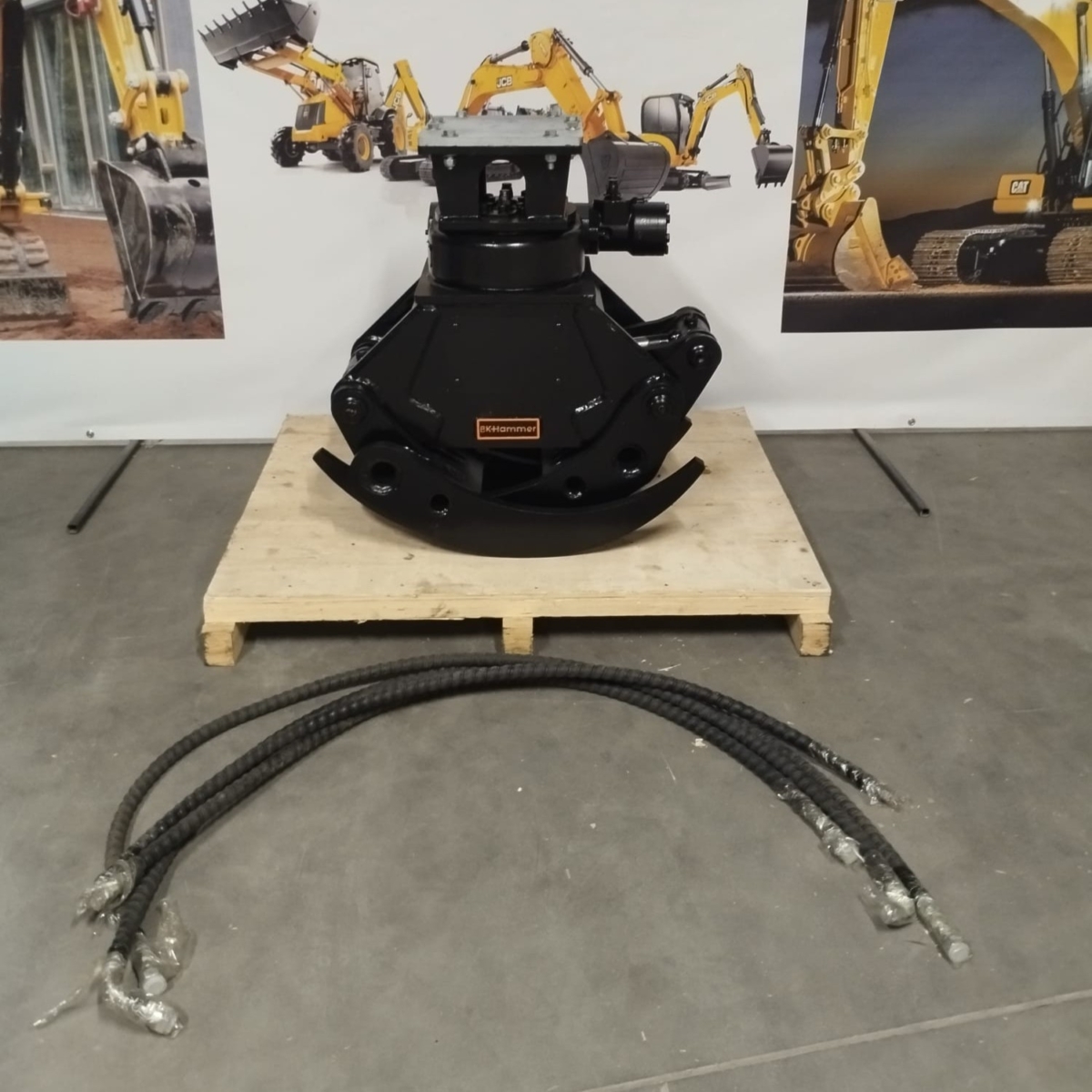Chwytak do drewna maszyny od 3-4 JCB CAT VOLVO CASE YANMAR BOBCAT YANMAR
