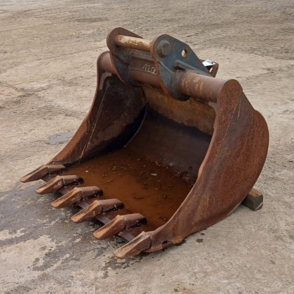 Łyżka używana 120 cm, mocowanie MS10, SW10, HS10 JCB KOMATSU CAT VOLVO nr. 12007