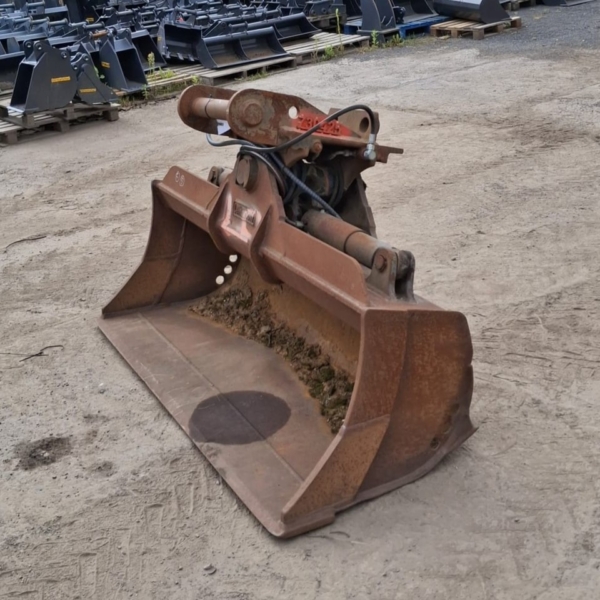 Łyżka skarpowa hydrauliczna używana LEHNHOFF 180 cm, mocowanie MS10, SW10, HS10 JCB KOMATSU CAT VOLVO nr. 160805