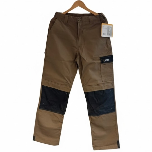 Spodnie robocze JCB D-WB rozmiary 32, 34, 38, 44.