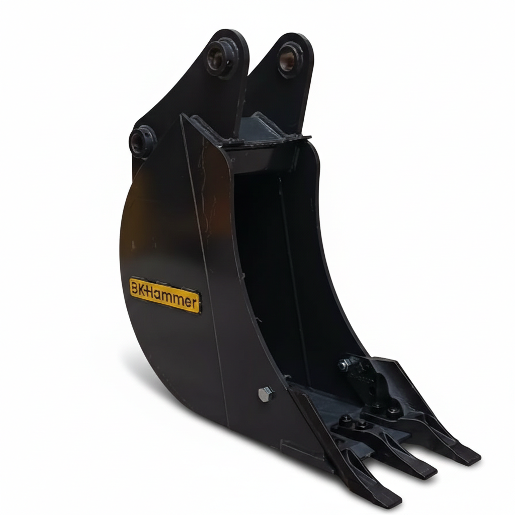 1Z Łyżka Kopiąca 30 cm JCB 3CX 4CX 8060-8080 BK-Hammer Zestaw ( łyżka + zęby)