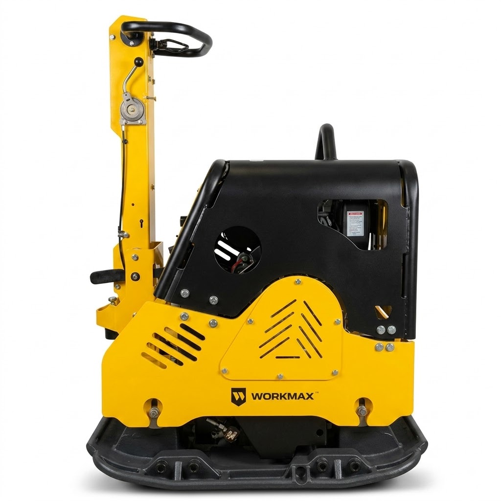 6 Profesjonalna Zagęszczarka Płytowa WORKMAX TP450-1 | 450 kg | 45 kN